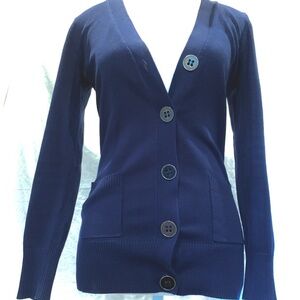 Twee Y2K Vintage Devoted Luxury Cardigan Sweater Size Small Preppy Coquette Sexy